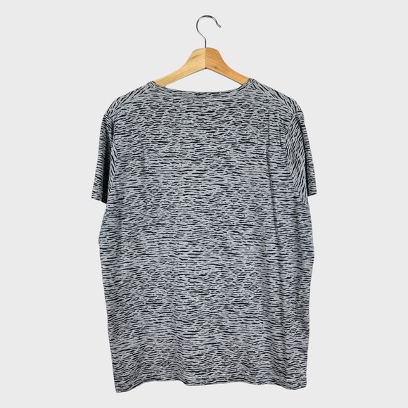 French Connection Tiger Stripe Print T-Shirt - Picture 2 of 10